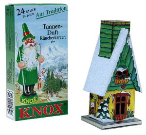 Räucherkerzchenset Hütte - Gartenhütte-Winter