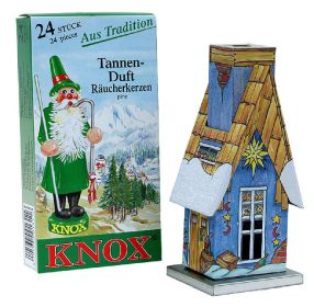 Räucherkerzchenset Hütte - Brennereihütte