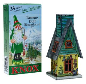 Räucherkerzchenset Hütte - Gartenhütte