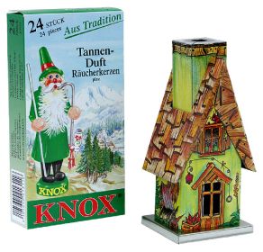 Räucherkerzchenset Hütte - Waldhütte