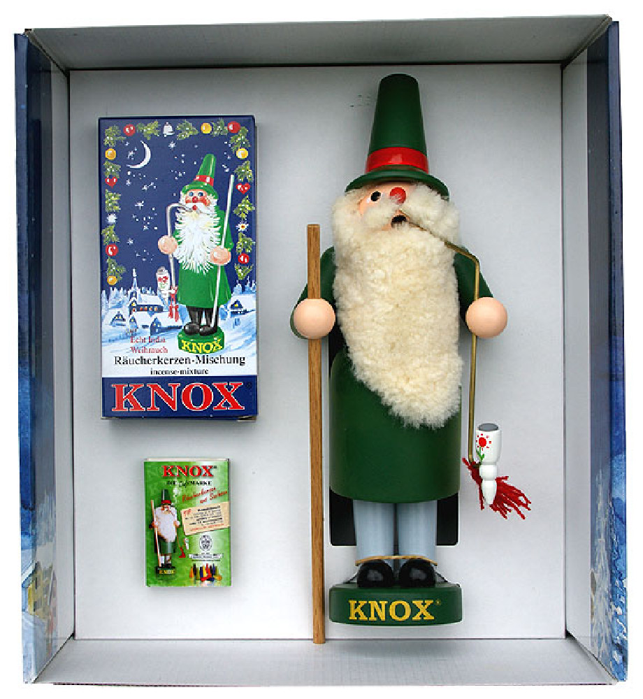 KNOX-Räuchermann im Geschenkkarton