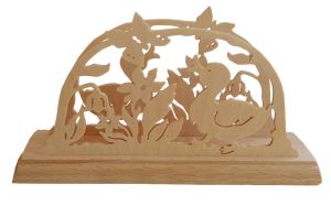 Serviettenhalter Enten mit Schmetterling