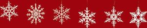 Baumbehang Schneekristalle 6er-Set Baumbehang Schneekristalle 6er-Set