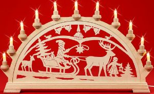 Schwibbogen Weihnachtsland mit Kinder Schwibbogen Weihnachtsland mit Kinder