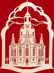 Fensterbild Frauenkirche - Wolke