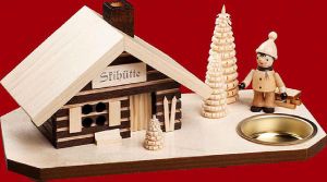 Räucherhaus Skihütte - Schlitten-Zieher