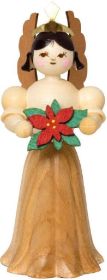 Konzertengel mit Weihnachtsstern, natur