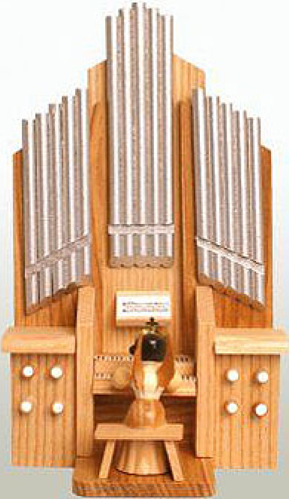 Konzertengel an Orgel, natur, klein