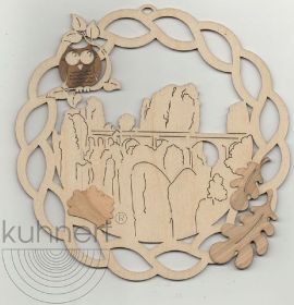 Fensterbild Bastei