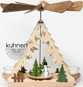 Teelichtpyramide Schneemann Teelichtpyramide Schneemann