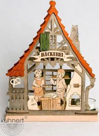 Kerzenhalter Teelichterhaus Bäckerei