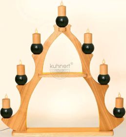Fensterbaum mit LED-Band innen, grün