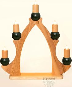 Fensterbaum, innen mit LED-Band, grün