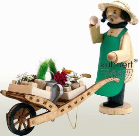 Räuchermann Gärtner, farbig