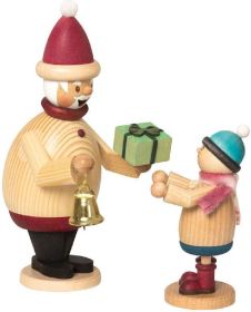 Räuchermann Max Weihnachtsmann mit Mäxchen