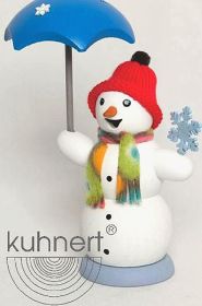 Räuchermann Schneemann mit Schirm Räuchermann Schneemann mit Schirm
