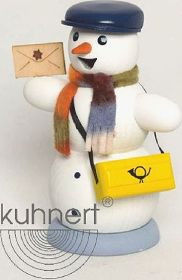 Räuchermann Schneemann Briefträger Räuchermann Schneemann Briefträger
