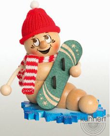 Rauchwurm Snowboard-Rudi