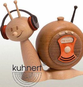 Räucherfigur Radioschnecke Räucherfigur Radioschnecke