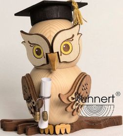 Räucherfigur Eule Bachelor