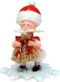 Schneeflöckchen als Weihnachtsmann