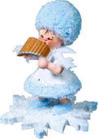 Schneeflöckchen mit Panflöte