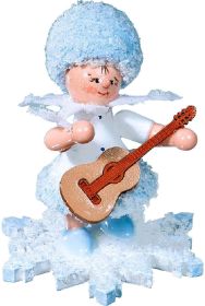 Schneeflöckchen mit Gitarre