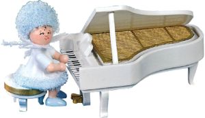 Schneeflöckchen am Flügel