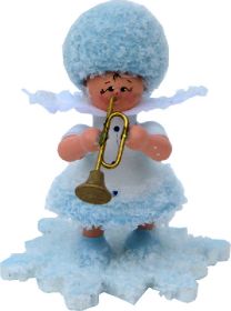 Schneeflöckchen mit Trompete