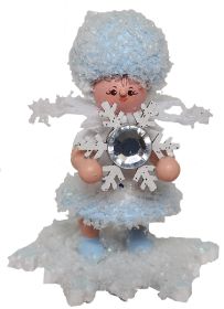 Schneeflöckchen mit Schneekristall