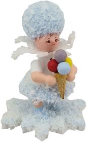 Schneeflöckchen mit Eis