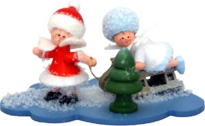 Schneeflöckchen und Weihnachtsmann