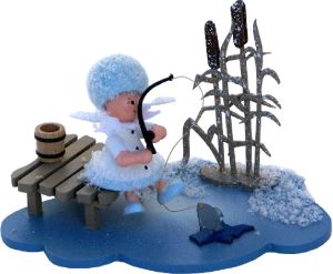 Schneeflöckchen Eisangler