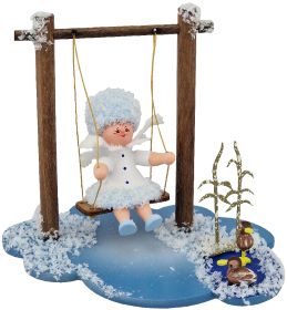 Schneeflöckchen mit Schaukel