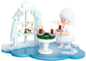 Schneeflöckchen mit Lichterkranz