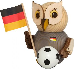 Mini-Eule mit Fußball