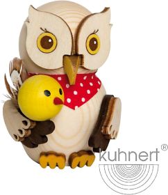 Mini-Eule mit Küken