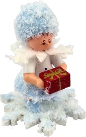 Schneeflöckchen mit Geschenk