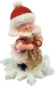 Schneeflöckchen als Weihnachtsmann