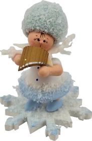 Schneeflöckchen mit Panflöte