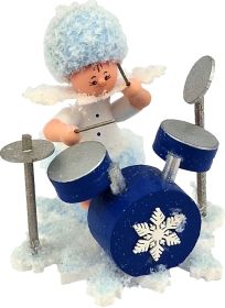 Schneeflöckchen mit Schlagzeug