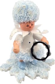 Schneeflöckchen mit Tamburin