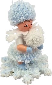 Schneeflöckchen mit Schneekugel