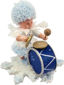 Schneeflöckchen mit Basstrommel