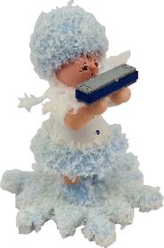 Schneeflöckchen mit Mundharmonika
