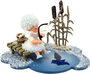 Schneeflöckchen Eisangler