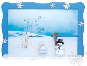 Schneeflöckchenbild - Grashalme Schneeflöckchenbild - Grashalme