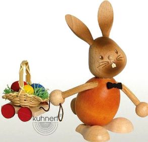 Stupsi Hase mit Eierwagen