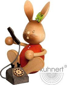 Stupsi Hase mit Telefon