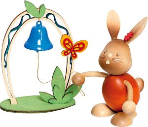 Stupsi Hase mit Glocke
